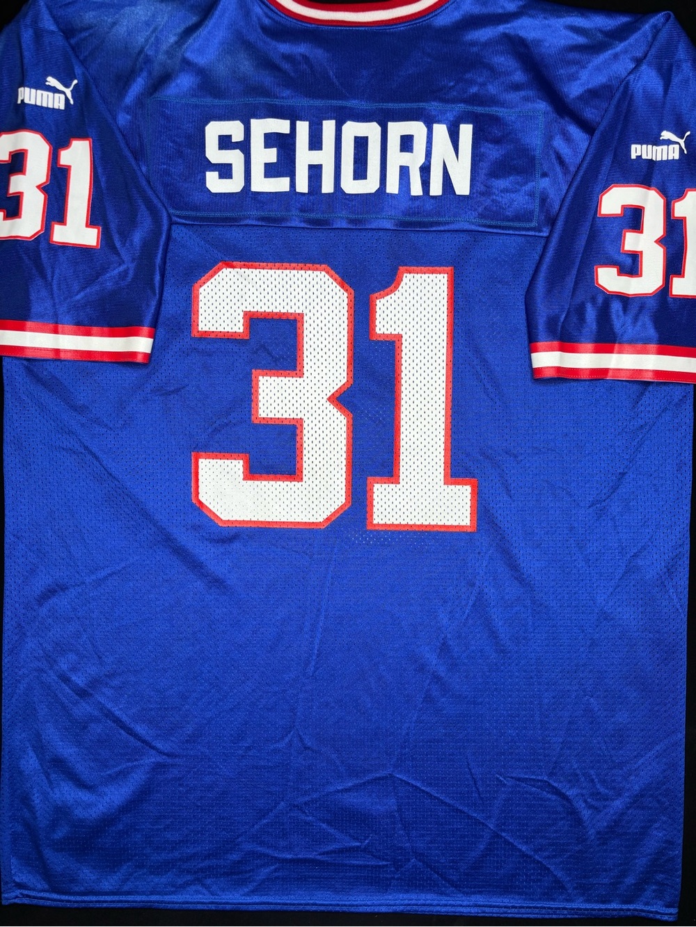 Vintage New York Giants Jason Sehorn Jersey Puma Size XL